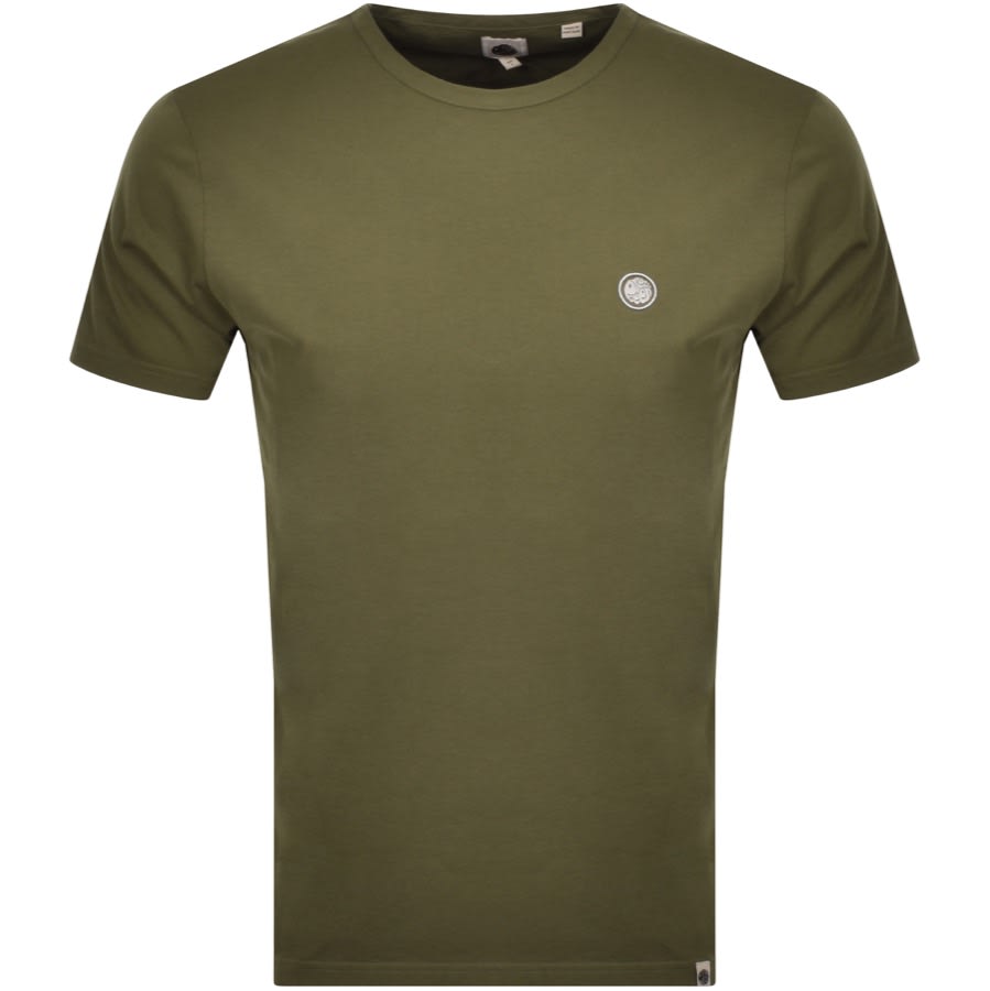 Alternative Image for ProductPretty Green Crew Neck T Shirt Khaki1